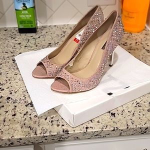 INC Party Peep Toe Heel
